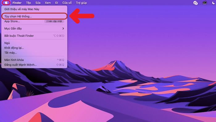 Cài đặt máy in cho MacBook qua USB - Bước 1